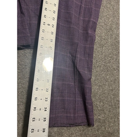 Ted baker suit Karl sport blazer modern size 40R windowpane purple new unlined - Picture 12 of 13